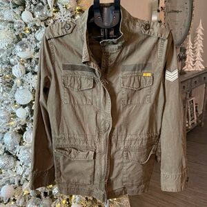 Old Navy Army/Olive Green Utility Jacket